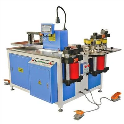 PLC Copr Hydrolig Busbar plygu torri dyrnu Peiriant Prosesu